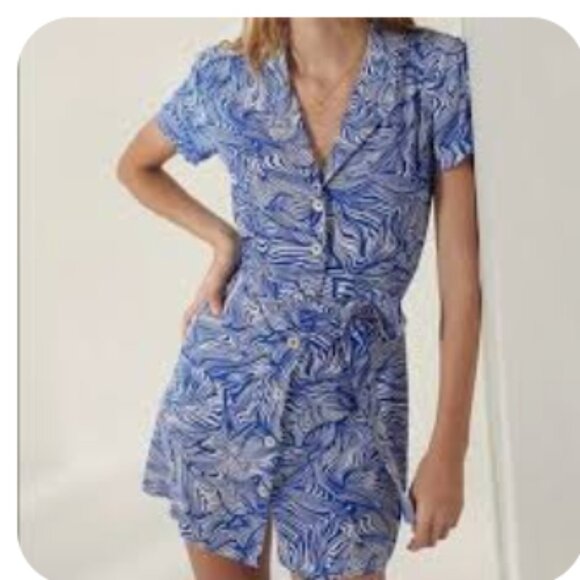 Button-Up Tie-Waist Dress | Aritzia Wilfred - Picture 1 of 3